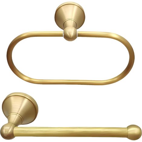 Accessoires de salle bain 2 pièces : porte-serviettes et (1/5)