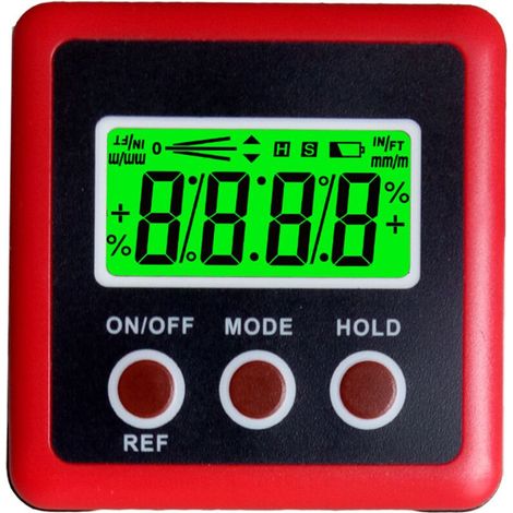 Lntyq Outil de recherche d'angle magnétique pour scie à table magnétique - Inclinomètre numérique