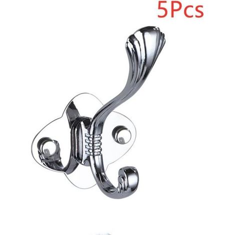 Crochet - Vintage - Métal - 5 Pcs - Acier inoxydable - Rangement intérieur (1/4)