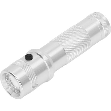 Lampe torche LED RGB 10 couleurs, éclairage d'ambiance pour scène, variante argentée (sans pile) (1/5)