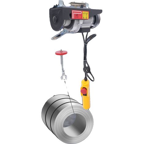 Treuil Électrique, Puissance 550W, Capacité de Charge 125kg, Longueur de Câble en Acier 18m, Tension 220V, Taille 341313.5cm (1/5)