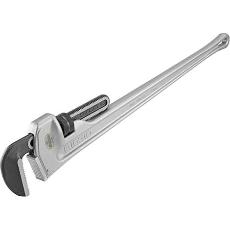 Pinza per tubi lunghezza totale 1200mm, apertura di serraggio 168mm, per tubi da 6 pollici in alluminio (1/4)