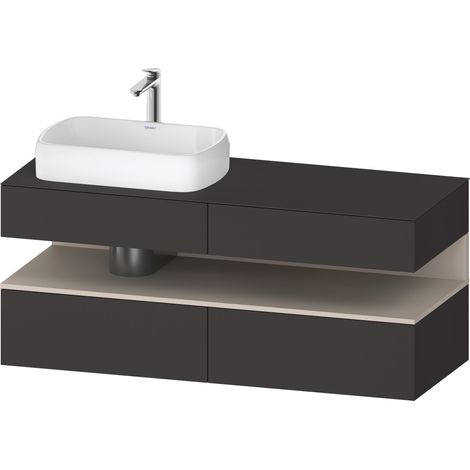 Duravit Collection One Meuble sous-vasque sur console, 2 tiroirs, (1/2)