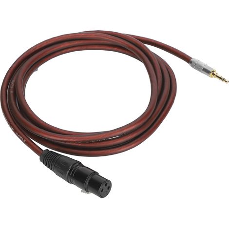 Câble Microphone XLR Femelle vers Jack 3.5mm - Cordon Audio Équilibré Professionnel JD6018 (1/5)