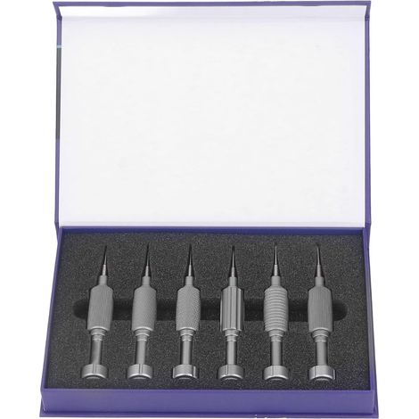 Jeu de 6 tournevis de précision, jeu de tournevis pour téléphone, jeu de tournevis magnétique pour la réparation de lunettes, téléphones et montres (1/5)