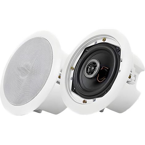 (1 pièce) Haut-parleur de plafond de 15 cm (6 pouces), 50 watts (1/4)