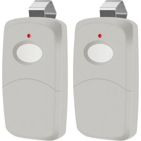 2 Remplacer 3089 Émetteur de télécommande de porte de porte de garage multi-code linéaire, 308911, MCS308911, 10 interrupteur de cadran 300 MHz, gris
