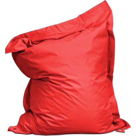 Housse vide de coussin extérieur imperméable 180 x 145 cm – Enveloppe en polyester anti-humidité – Fermeture zip et bande scratch – Solys