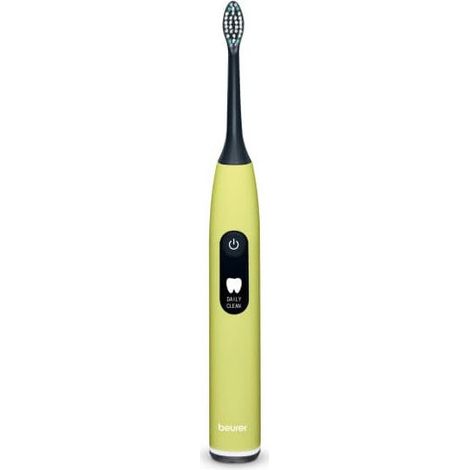 Beurer SC 50, Spazzolino Elettrico Sonico, Nero e Lime, 5 Modalita'