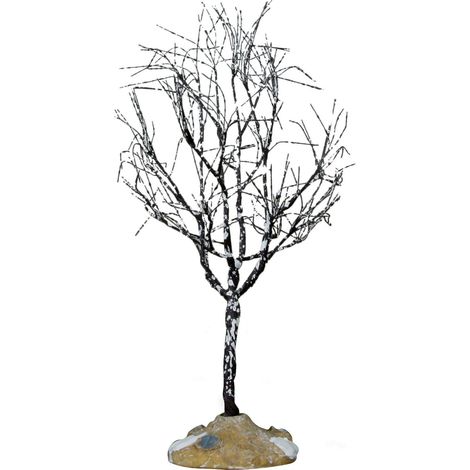 Albero di Natale "Butternut", accessorio villaggio di Natale in Metallo -Piccolo