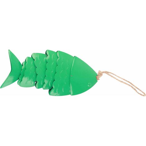 Carillon éolien en métal représentant des carillons de poissons koi colorés, décorations suspendues pour l'extérieur, à suspendre sous les avant-toits. (1/5)