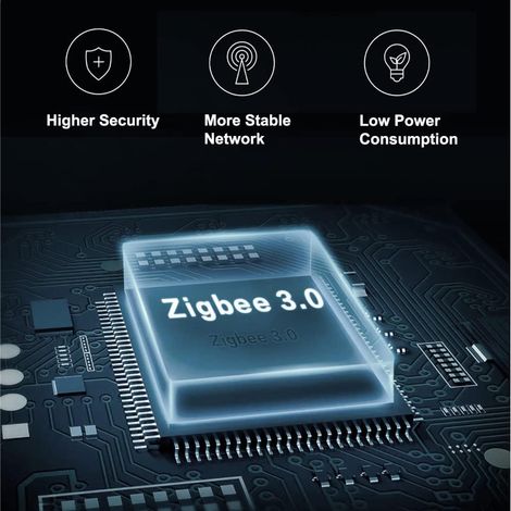 Passerelle WiFi Tuya ZigBee 3.0 Hub sans fil de passerelle Bluetooth, contrôle d'application de vie intelligente, uniquement pour les appareils compatibles Tuya (1/4)