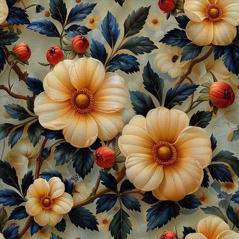 Tela decorativa para exteriores Oxford - Motiv Blumen I DX5615 (1/5)