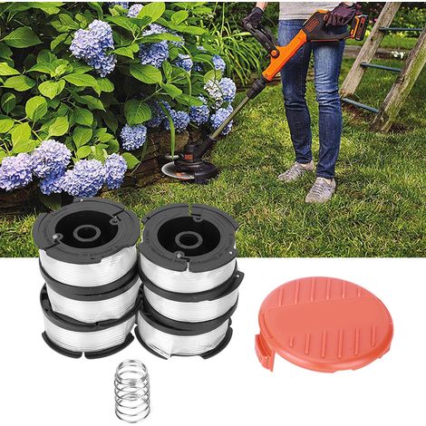 Bobines d'alimentation automatique pour débroussailleuse, bobine de fil pour tondeuse à gazon, coupe-herbe et mauvaises herbes, remplacement pour af-100-3zp (1/5)