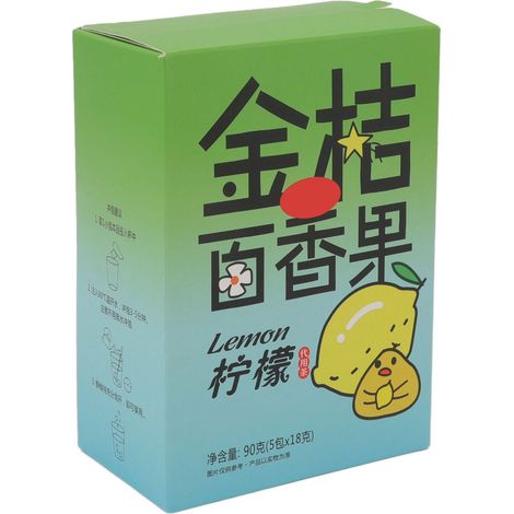 5 Sachets Thé Kumquat Fruit de la Passion 90g Conservation Température Ambiante Tisane Citron Miel Sachets Quotidien Amis (1/5)