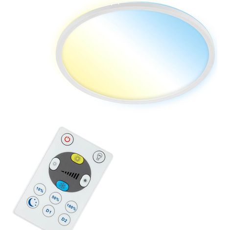 LED Panel Smart WiFi Bluetooth App Steuerung CCT 22 W weiß Kunststoff Briloner