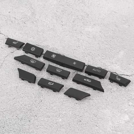 Jeu de Boutons de Climatisation AC X5 X6 2014 2018, Accessoire Intérieur de Remplacement ABS pour Commandes de Tableau de Bord (1/5)