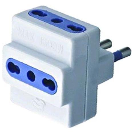 Adattatori Blister Triplo 16A+T Conf.20Pz
