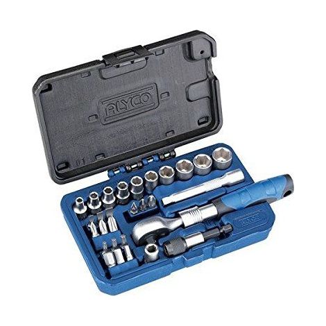 JEU DE DOUILLES 1/4" 29 PIÈCES
