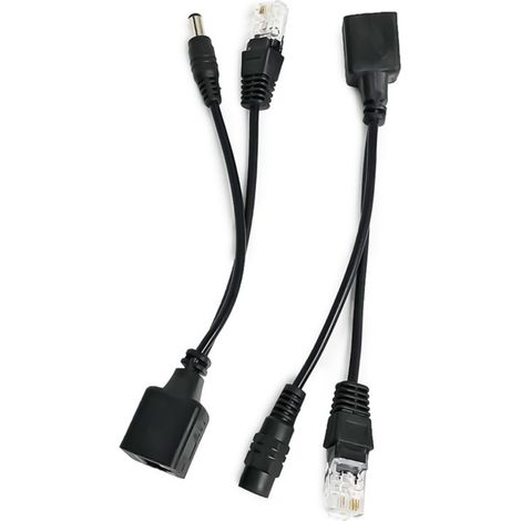 Injecteur et répartiteur PoE passif pour caméras de surveillance et téléphones, alimentation via Ethernet (1/5)