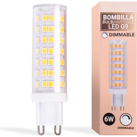 Ampoule LED G9 6W - Dimmable - 220-240V AC - Blanc Neutre (1/5)