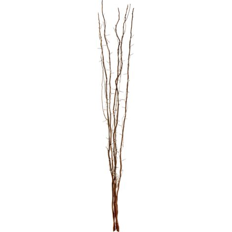 Premier Housewares Natural 80 Lights Color Twigs with EU Plug/ Home Decor/ Twig Lights/ Twig Tree Decorative Twigs With A Natural Accent Light Over One Meter In Length 5 x 120 x 5 (1/2)