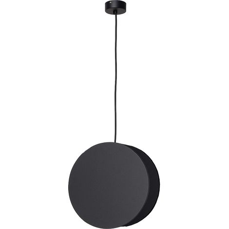 Suspension Nowodvorski Wheel noire métal/bois Ø30 E27 (1/4)