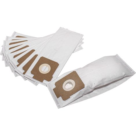 vhbw 10x sacchetto sostituisce AEG taglia 17 per aspirapolvere - 17 28cm x 21cm Bianco