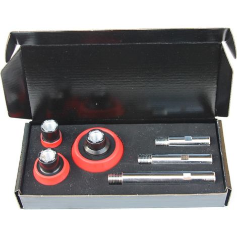 Rallonge pour polisseuse, tige de connexion M14, disque 123 pouces (tige d'extension + disque)