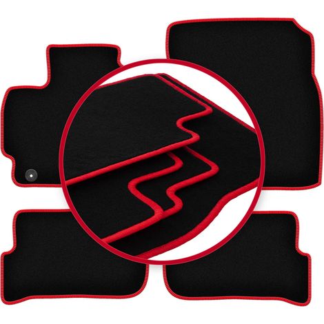 CARLUX-RED Autofußmatten für: Mitsubishi Space Star II Fließheck (2013-) (1/5)