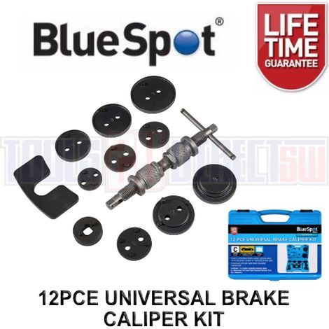 Bluespot Brake Caliper Rewind Tool 12pc Right Left Piston Wind Back Tool 07915 (1/3)