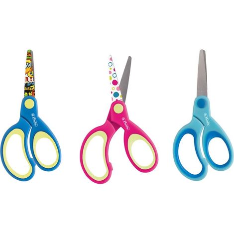 herlitz Design Bastelschere rund Kinderbasteln