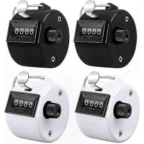 Compteur manuel mécanique à main pour décompte de lancers et totalisation de scores (1/5)