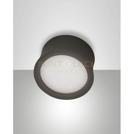 PONZA LUCE SPOT ANTRACITE A LED 3000K 540LM 7W IN ALLUMINIO IP20