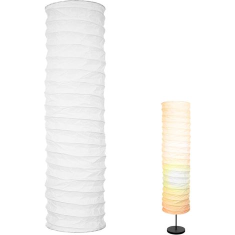 Abat-jour en papier de riz de style nordique Couvercle de lampe de table Abat-jour de protection Remplacement pour la maison Hôtel Table de chevet Lampadaire mural (1/5)