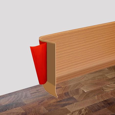 Plinthe Souple Autoadhésive PVC 3.5 mètre, Plinthe Adhesive -8cm de large -2 mm d'épaisseur, Plinthe Corniere Bande Décorative pour Cuisine et salle de bain (1/5)