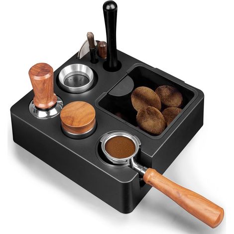 Station de tamper en ABS pour porte-filtre 51-58 mm - Station de tamping pour machine à café expresso - Porte-tamper à café - Station (1/5)