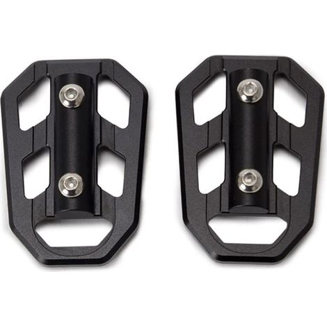 Zoternen Pedane poggiapiedi nere KIMISS per moto R1200GS G310 2013-2018, in alluminio lavorato CNC, ampie e facili da installare, coppia
