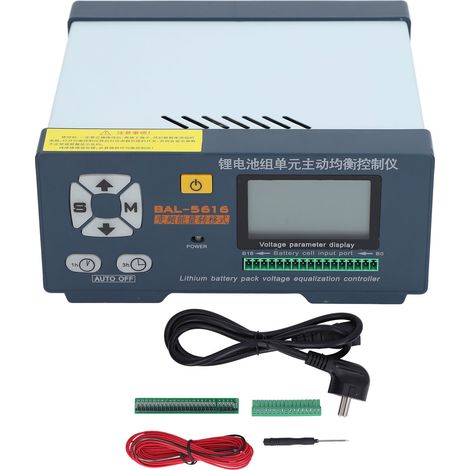 Batterie Lithium 2-16S Équilibreur Actif 5A Testeur Tension Contrôleur Équilibrage AC110V-220V Prise UE (1/5)