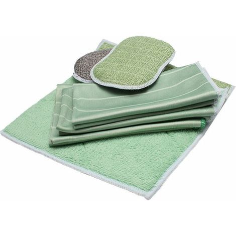 VURAHOME - Chiffon, microfibre et lingette- Lot de 6 Chiffons Bambou Microfibres - Nettoyer et lustrer Toutes Les Surfaces Lisses et fragiles - Vitre, carrosserie, vitrocéramique, Lunettes, écran- GAL (1/4)
