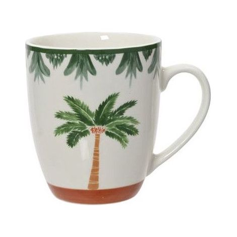 Taza - KAEMINGK - Palmier - Porcelana - 310 g - Motivo palmier