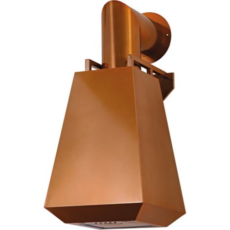 Hotte aspirante DIAMOND en inox cuivre en miroir 50 cm (1/2)