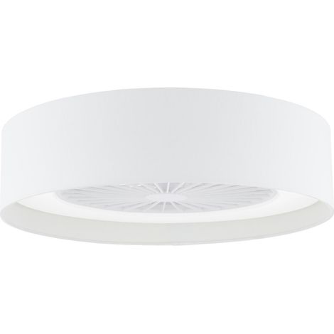 Dar Fan Ventilateur encastré blanc avec abat-jour LED (1/2)