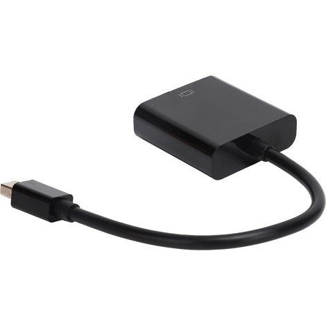 Adaptateur Mini DP vers VGA mâle vers femelle DisplayPort, convertisseur de signal source/réception (1/5)