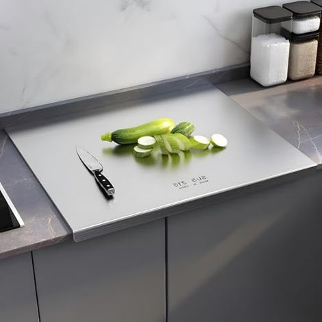 Planche à découper en acier inoxydable 316, plaque de cuisine en acier inoxydable, plan de travail en acier inoxydable, grande planche à découper pour (1/5)