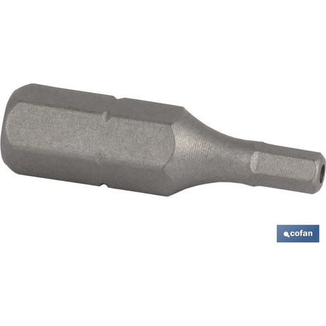 Embout de tournevis hexagonal inviolable 6 25 mm (1/2)
