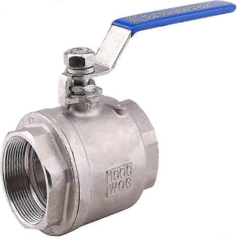 Vanne à bille à passage intégral 3/8 NPT avec poignée de verrouillage, acier inoxydable 304 2 NPT (1/5)