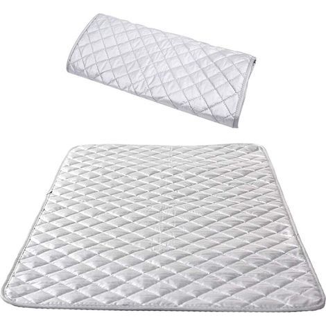 Nappe de Repassage Isolée Housse de Repassage à Vapeur Table Portable Tapis de Repassage en Coton pour Machine à Laver Sèche-linge Voyage Maison 48 85 cm (1 pièce) (1/5)