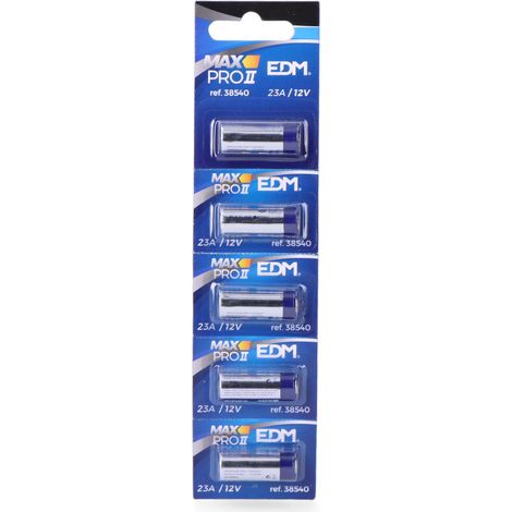 EDM max-pro batteria alcalina 23a 12v telecomando ø10,3x28,5mm
