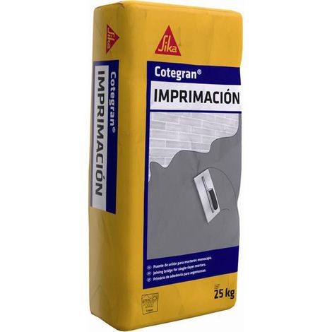 Cotegran Imprimación - Mortero base de agarre para monocapa CS IV - 25 kg - Saco - Gris